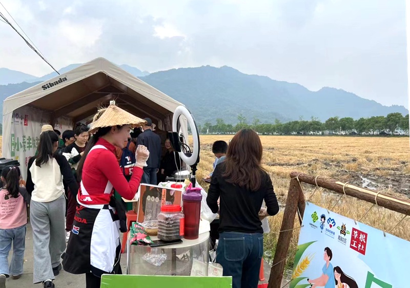 麥田直播活動。林曉攝