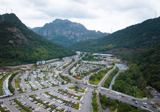 雁蕩山旅游集散中心。李炳延攝