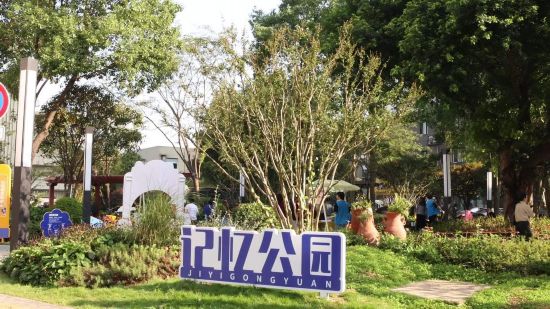 溫州瑞安市首個老年人認知癥記憶公園開園。瑞安市委宣傳部供圖